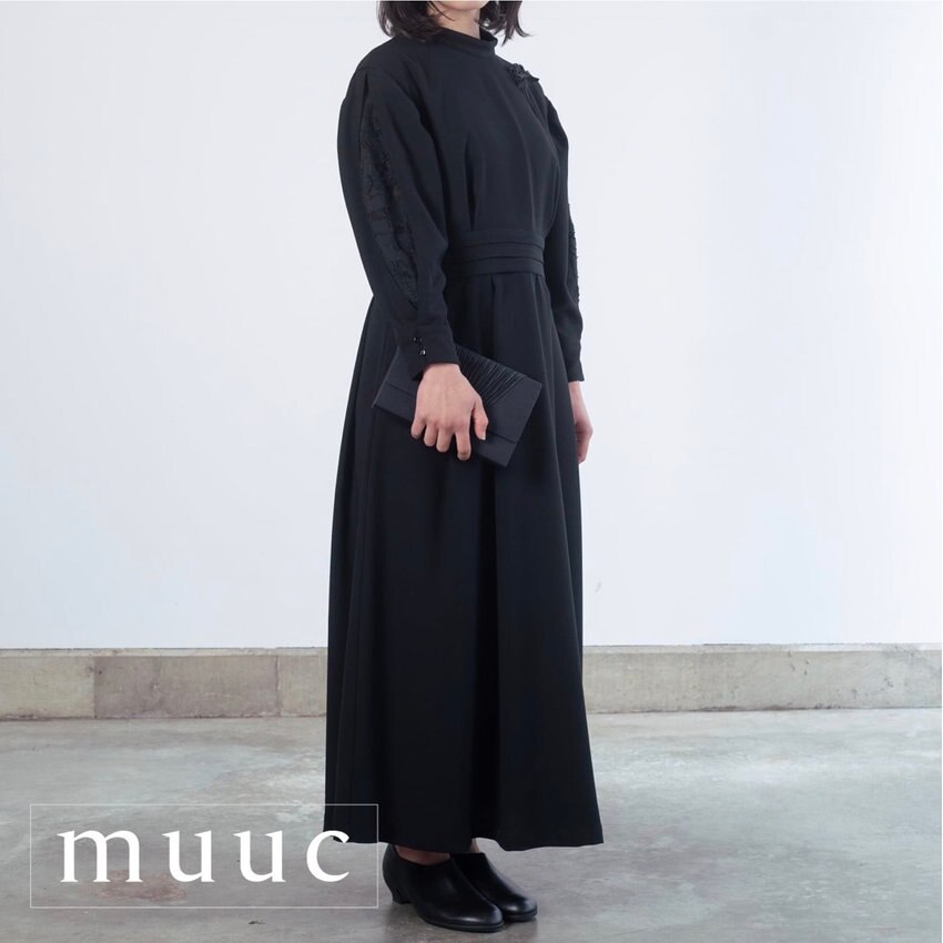 【人気の定番商品が再入荷しました】オールシーズン冠婚葬祭にも使える「クラシックフォーマルワンピース」