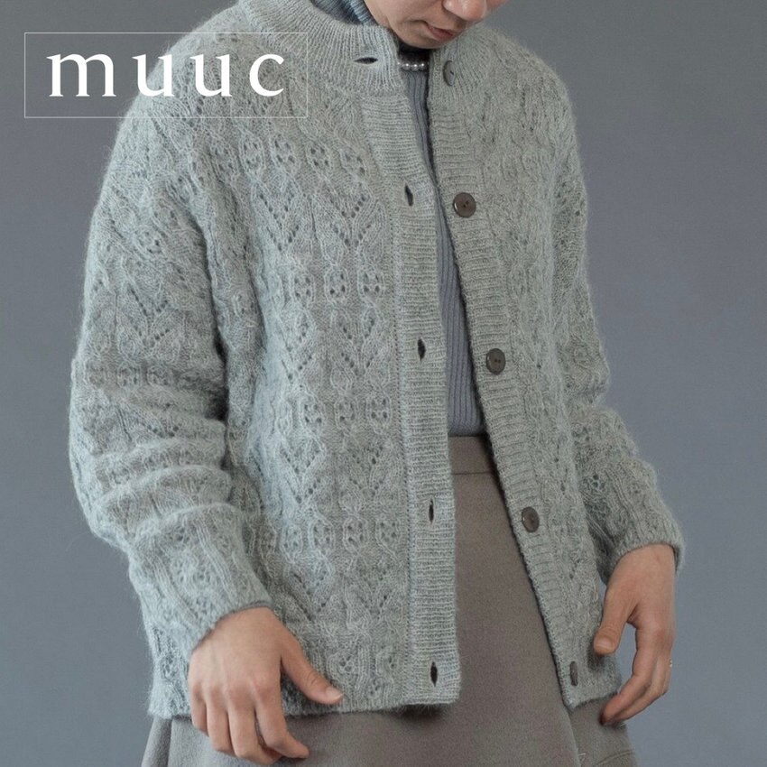 【2022-23秋冬新作コレクション販売スタート!!】ボレロ感覚で着用できる「アルパカモヘアカーディガン」のご紹介