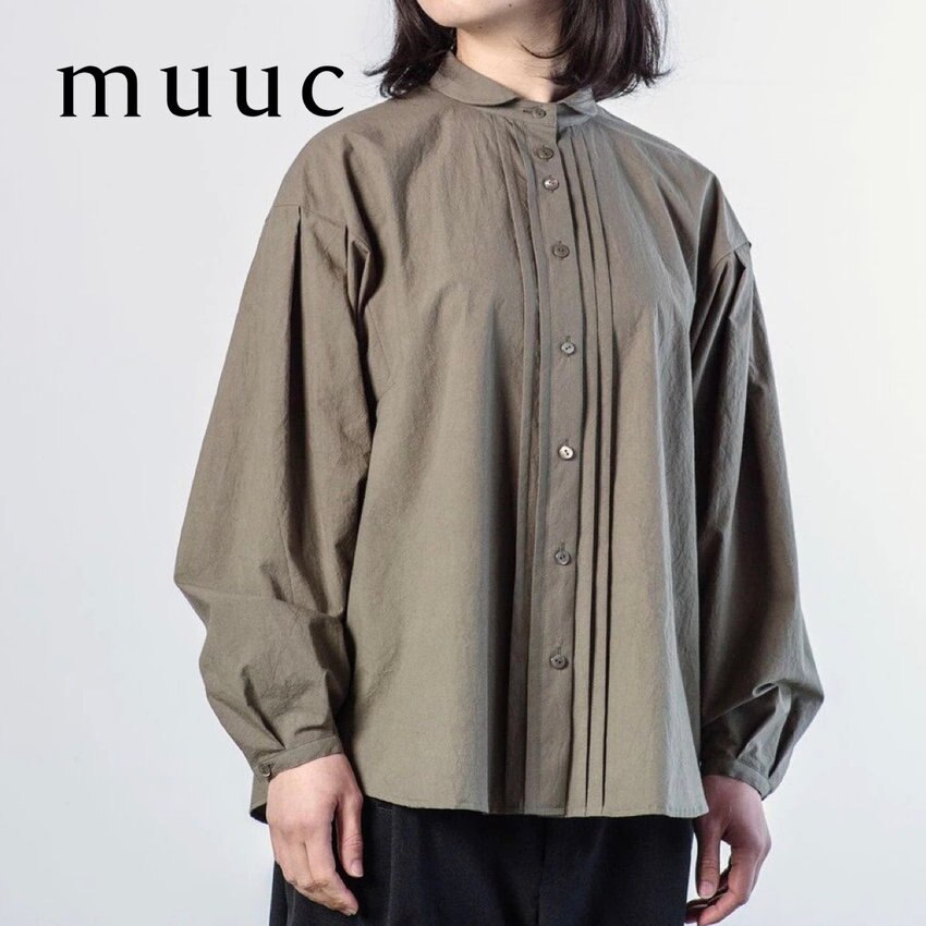 「ゆとりたっぷり」で体型やシーンを選びません【コットン100%のブラウス】冬のインナーにもおすすめのアイテムです