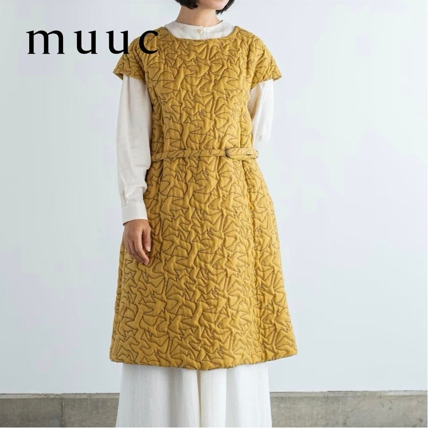 【新入荷商品のご案内】機能性に優れたとても軽くてあたたかい キルト生地を使用「TORIキルトのワンピースドレス」