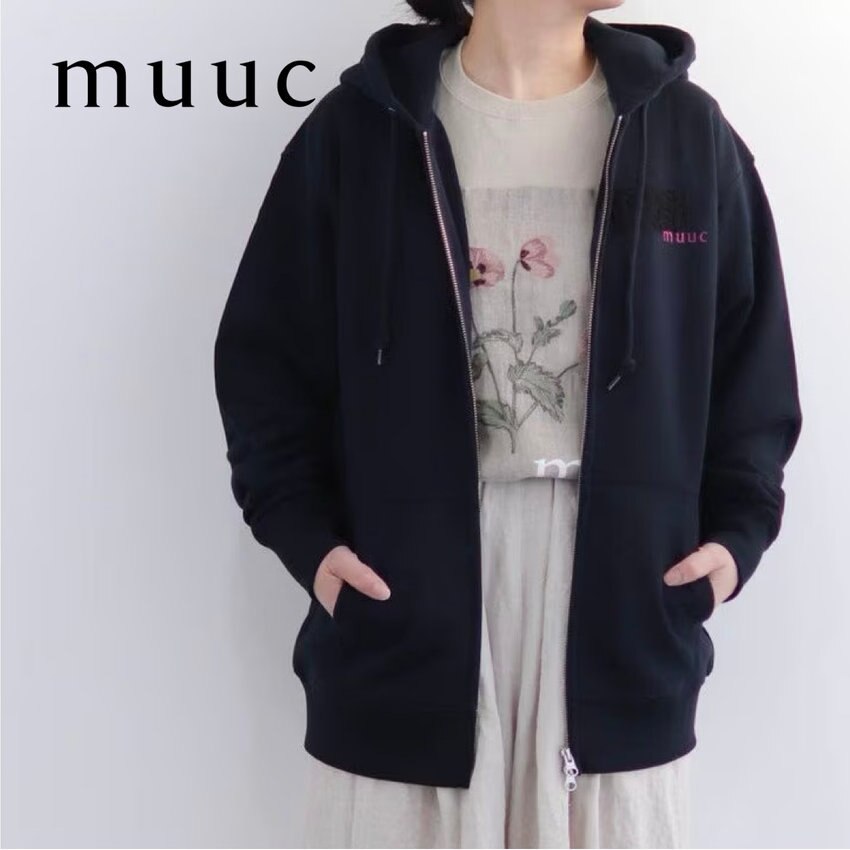 【2023春夏新作コレクション販売スタート!!】お花の刺繍生地がデザインポイント「花刺繍のパーカー」のご紹介