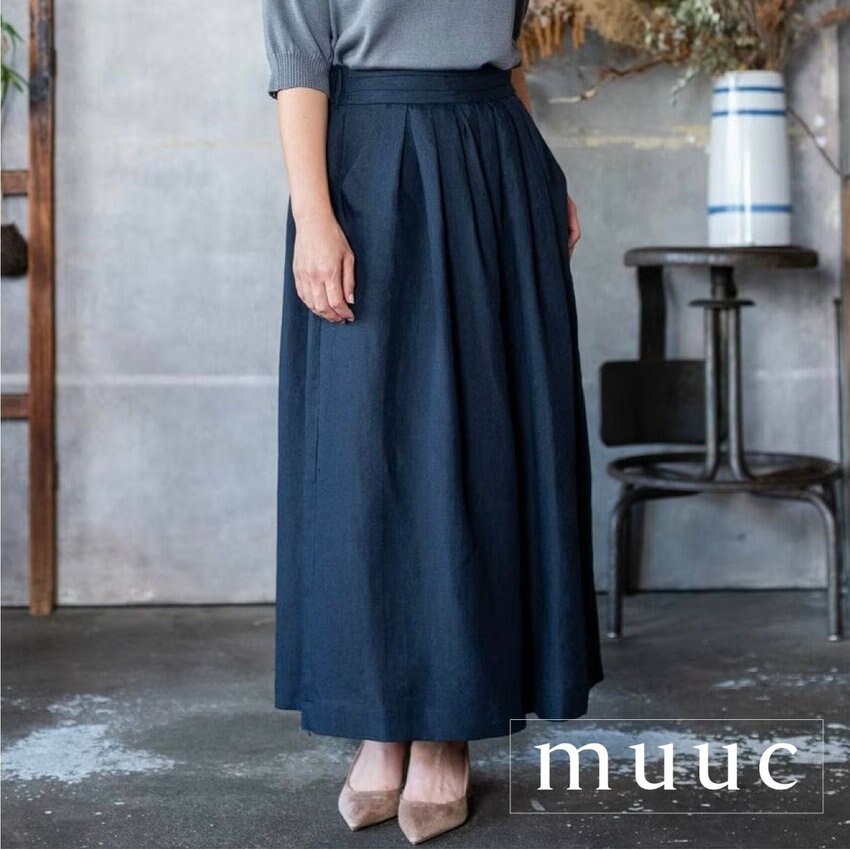 【2023春夏新作コレクション販売スタート!!】ゆったりした履き心地で品よく快適「ベルギーリネンのワイドパンツ」のご紹介