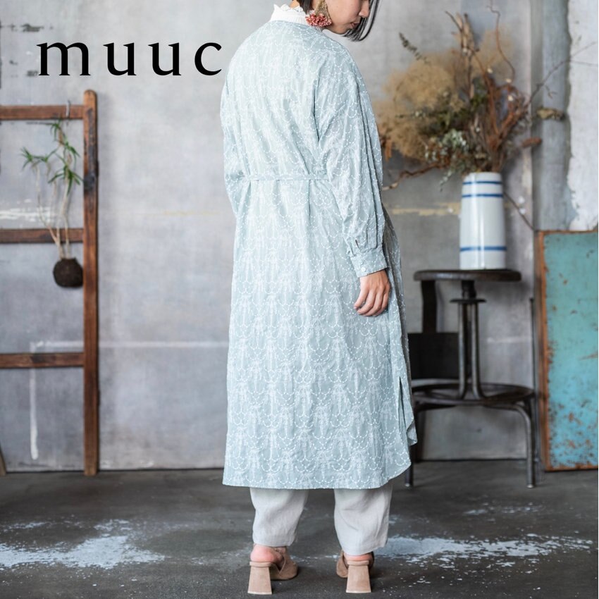 【2023春夏新作コレクション!!】エレガンスなコーディネートが楽しめる「イラカ柄刺繍の羽織り」※在庫残りわずか