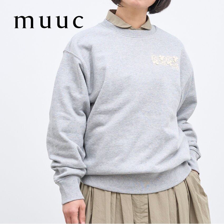 【2023春夏新作コレクション販売スタート!!】お花の刺繍生地がデザインポイント「花刺繍のスウェット」のご紹介