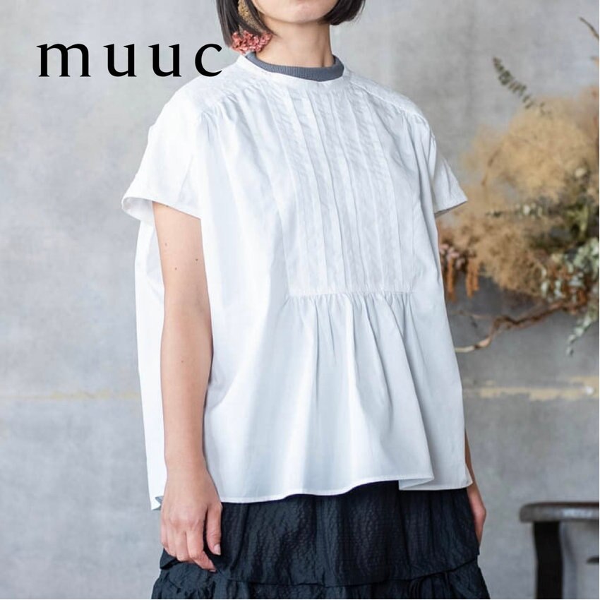 【ゆとりたっぷりで体のラインも気にならない!!】ドライな着心地◎コットンシフォン生地使用「イラカ柄刺繍半袖ブラウス」