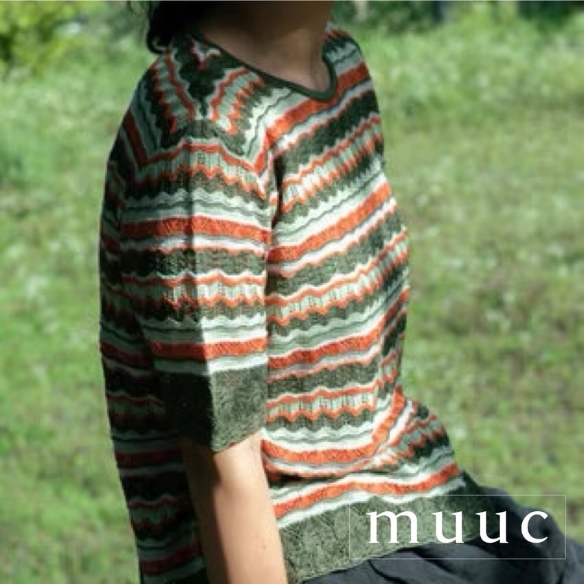 「アンサンブルで楽しめる!!」マルチボーダーニット【高品質シルク100％】プルオーバーとカーディガンのご紹介