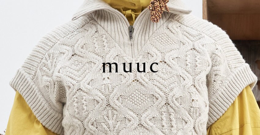 muuc　ニットとアウター