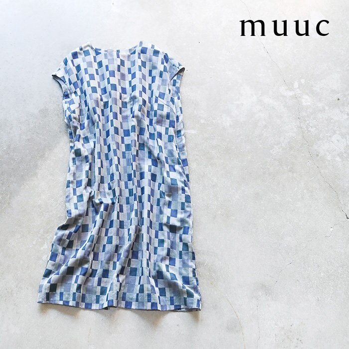 職人技が織りなす、風を纏う涼しさと七色の糸の彩り【格子柄 ワンピースドレス】