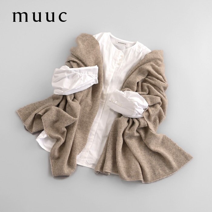 【muuc 上品な彩り】冬の小物と合わせても◎　きちんとシーンやオフィスでも着やすいキレイめブラウス