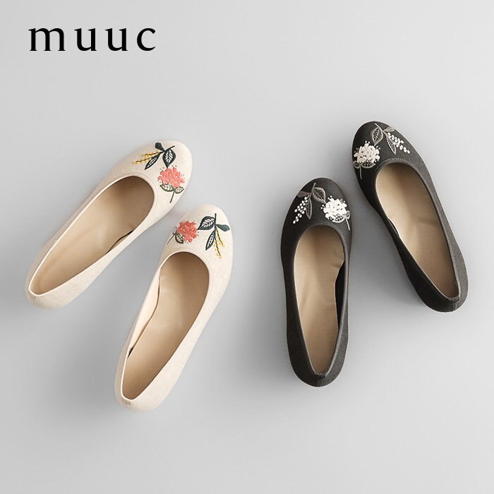 新作【muuc 上質な靴】足に優しい柔らかさと軽さを兼ね備えた、日本の職人技が光るバレエシューズ