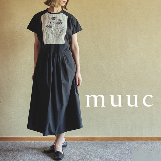 【新入荷】大人気の刺繍シリーズの新作、上質な遠州コットンの「ジャスミン刺繍ワンピース」が入荷いたしました。