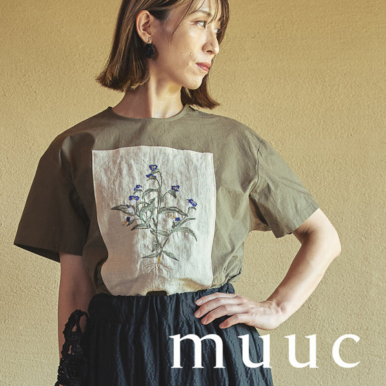 【新入荷】人気の植物刺繍シリーズの新作、つゆ草刺繍/ジャスミン刺繍のプルオーバーが入荷いたしました。