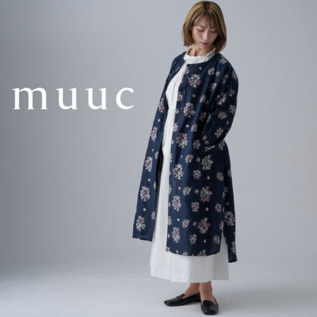 初夏の羽織りに】遠州織物と刺繍の美しさをまとう、muucの「洗える天然