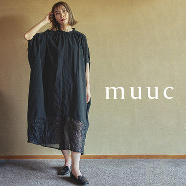 【新入荷】涼やかな“大人のシアー”を心地よく。オーガニックコットン×立体シワ加工の洗練夏ワンピース。