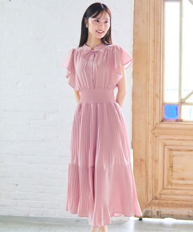 Feroux 【大好評につき新色・追加決定！】ウエストシャーリングデシン ワンピース