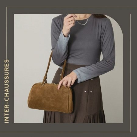 「さりげなく上品、秋色スエード。」