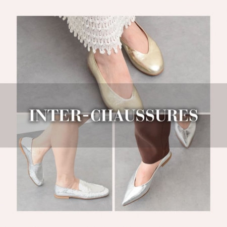 足元から軽やかに。メタリックの輝き