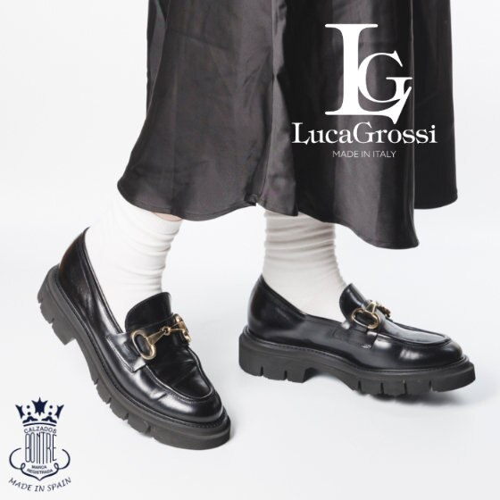 【ルカグロッシ】秋コーデの即戦力！ボリュームソールで差がつくローファー