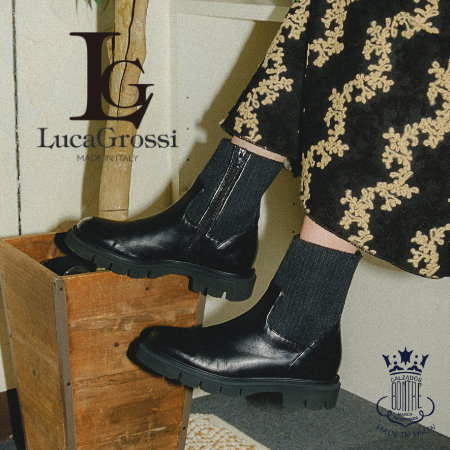 新作】秋冬の足元に選びたい、ルカグロッシの新作サイドゴア