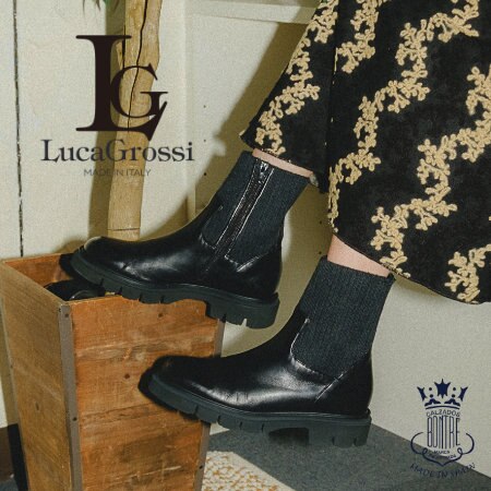 【新品未使用】Luca Grossi サイドゴアブーツ 37サイズ Luca Grossi／ルカグロッシ サイドゴア ショートブーツ