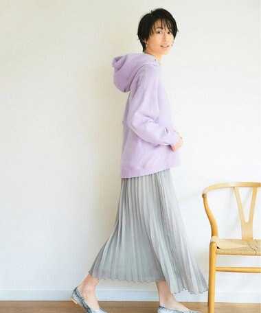 ANY 【洗える】シアーアコーディオン プリーツスカート