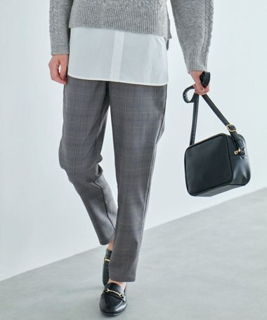 ANY 【ストレッチ/ガードル効果/裏起毛/ウエストゴム】大人の7daysウォームタッチパンツ