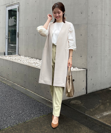 UNFILO 【セットアップ対応】BEAUTY MOVE ロングジレ