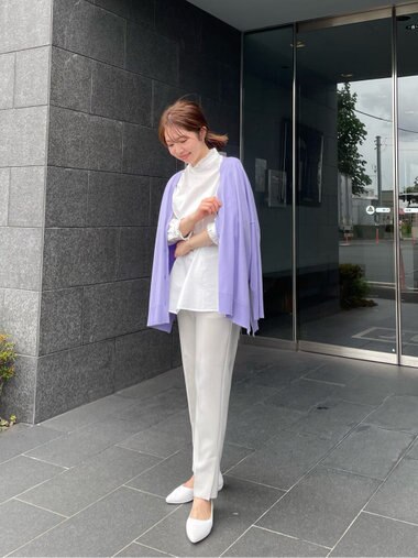 UNFILO スタイルアップニット カーディガン