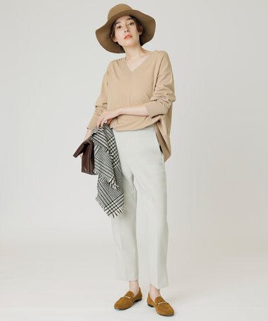 UNFILO イージーパンツ テーパード