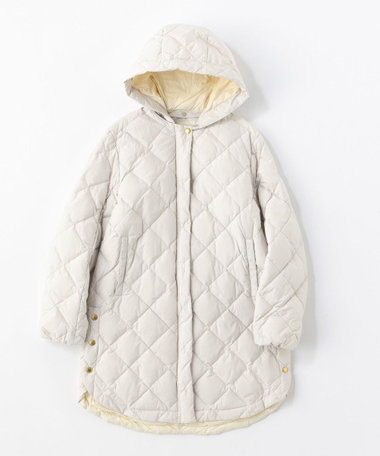 UNFILO 【自宅で洗濯OK / 軽量で暖かい】TAIONコラボ 2WAY キルティングダウン