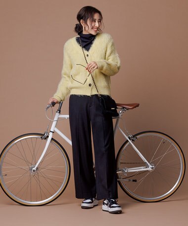  beauty warm ワイドパンツ