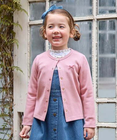 ANY KIDS 音符ボタンカーディガン