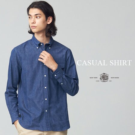 秋物アイテムを先取り！カジュアルシャツ