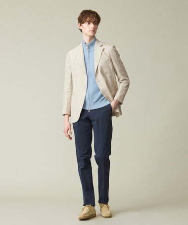 J.PRESS MEN 【ストレッチ】ハードウォッシュパンツ