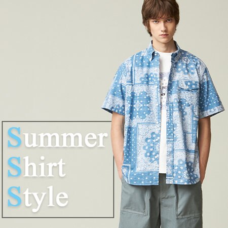 この夏どっちで過ごす？雰囲気変わるシャツコーデ