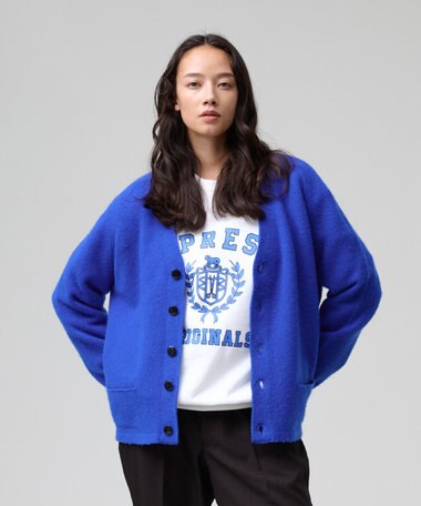J.PRESS MEN 【J.PRESS ORIGINALS】【UNISEX】Shaggy Saddle Cardigan Sweater