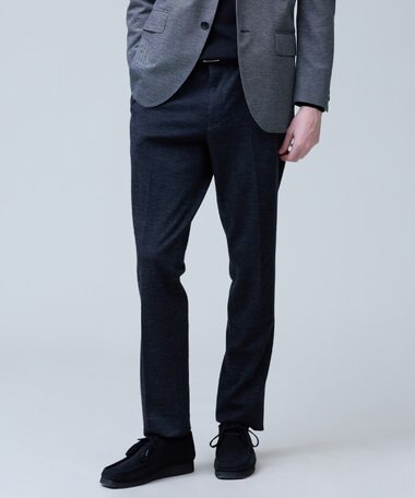 J.PRESS MEN 【セットアップ対応 / ストレッチ】SOFAニット ハイグレードジャージー スラックス