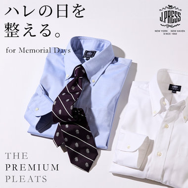 特別な日にも着たくなる、品格のドレスシャツ。