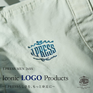 J.PRESS LOGO Item Collection ~J.PRESSらしさをもっと身近に～