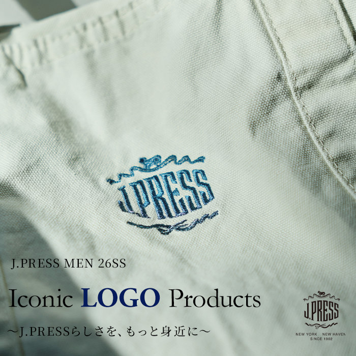 J.PRESS LOGO Item Collection ~J.PRESSらしさをもっと身近に～