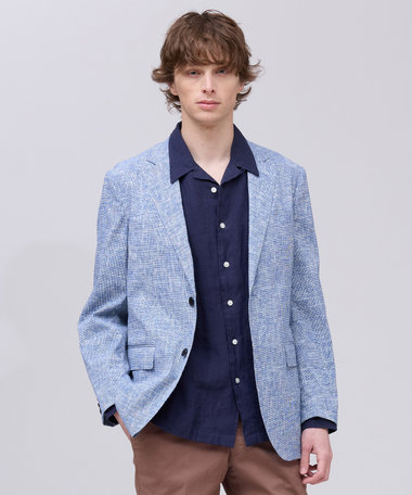 J.PRESS MEN 新色【MECHANICAL】【超軽量 / 清涼感 / 洗える】 ハイパワーストレッチ リネンルックジャケット_26年モデル