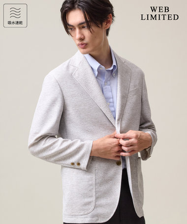 J.PRESS MEN ラクに品よく【WEB限定】【吸水速乾 / 洗える / 超軽量 / ストレッチ】ブリーザブルレノクロス ジャケット
