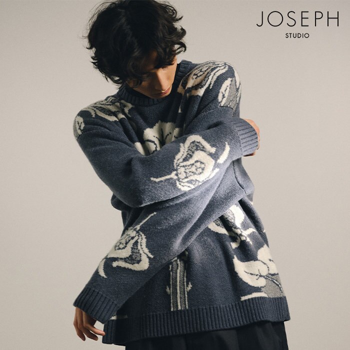 女性が着ても可愛いメンズニットの世界