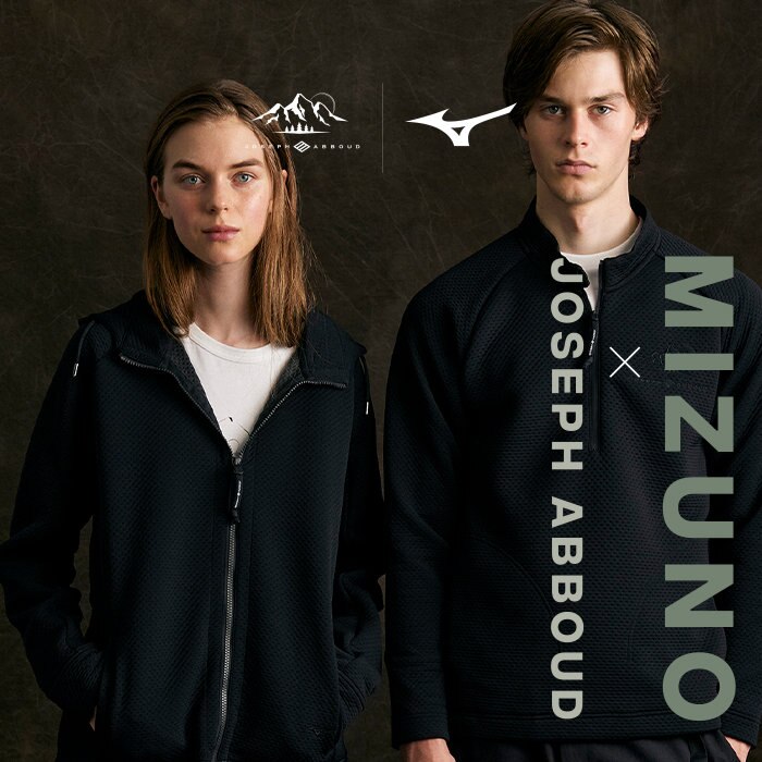 ミズノ×JOSEPH ABBOUDMOUNTAIN　BREATH-THERMO使用アイテムが発売