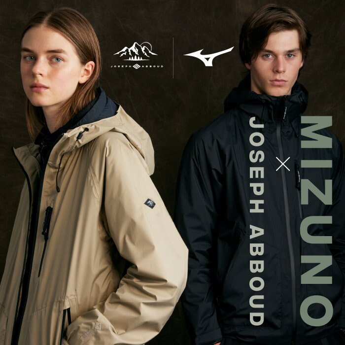 WIND STOPPER BY GORE-TEX LABS仕様のミズノコラボレーションアウター