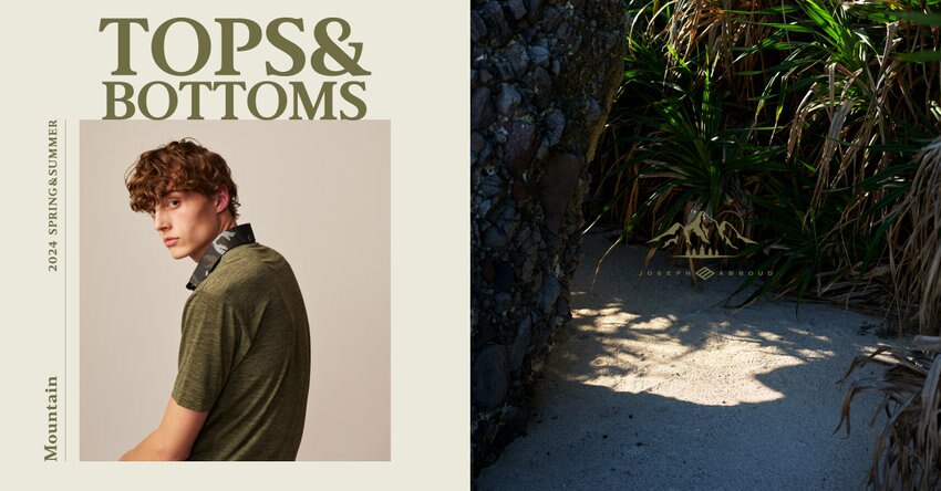 【JOSEPH ABBOUD MOUNTAIN】24SS TOPS