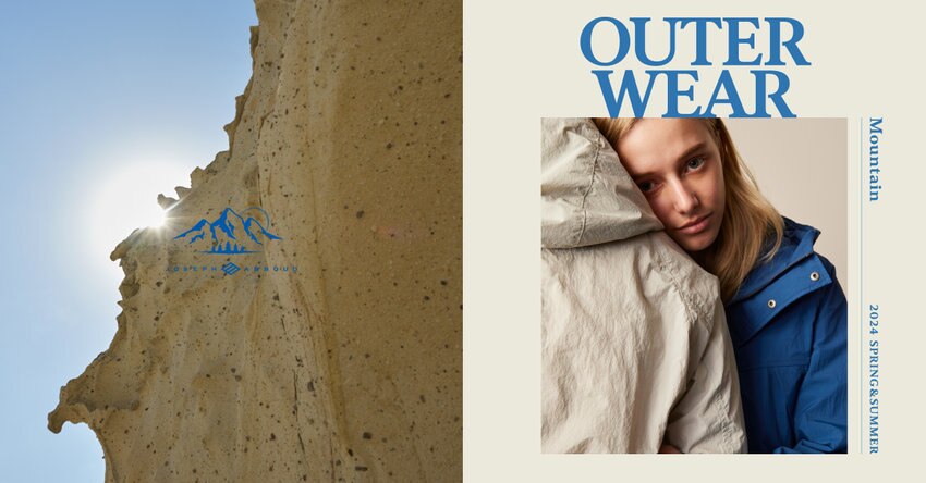 【JOSEPH ABBOUD MOUNTAIN】24SS OUTER