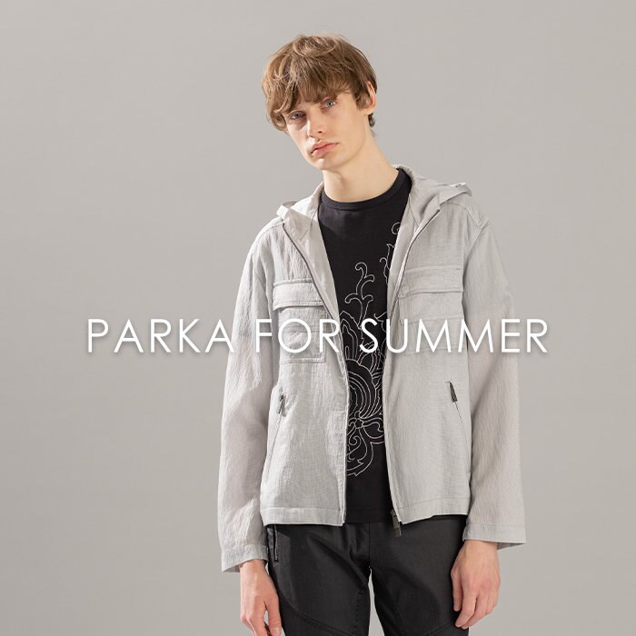 シャツ感覚で羽織るアウター！