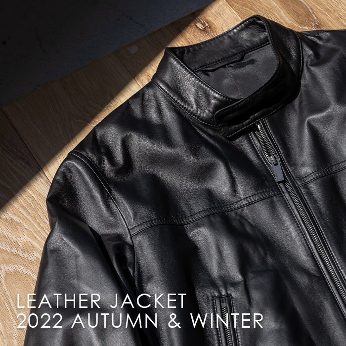 NEW LEATHER JACKET 入荷中！