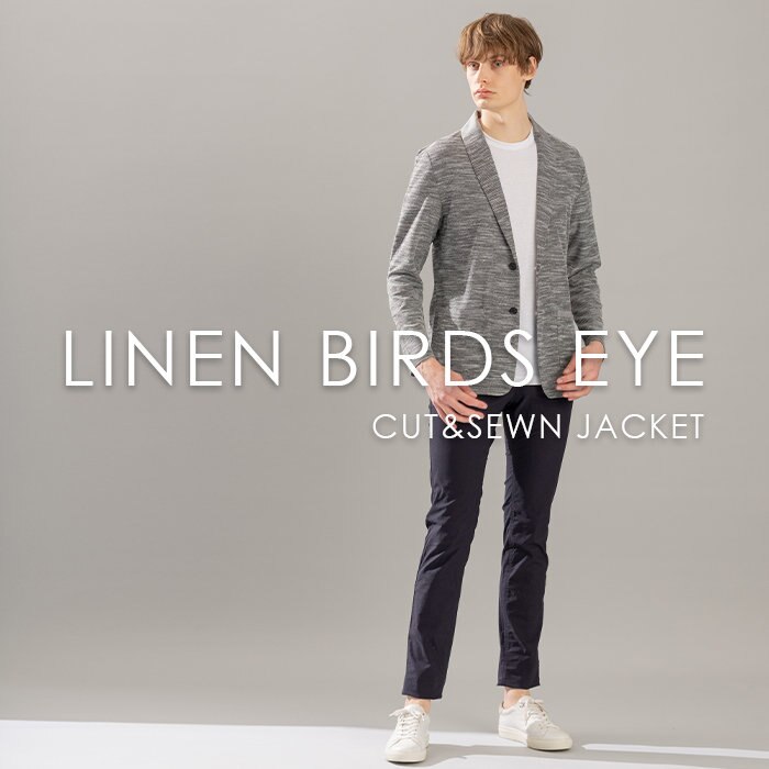 この時期ちょうど良い【隠れた名品】リネンバーズアイ カットソージャケット